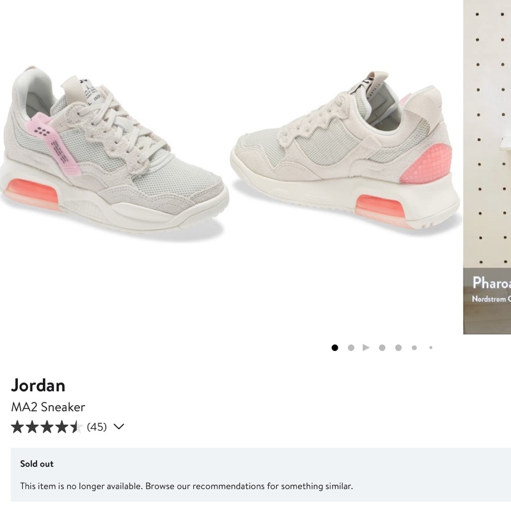 Jordan Women’s MA2 Sneaker Light Bone Sunset Pulse